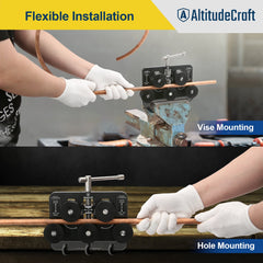 Tubing Straightener, Brake Line Straightener, Tube Straightener for 3/16" - 1.0" Diameters - AltitudeCraft