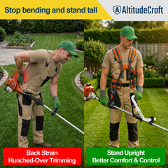AltitudeCraft 2-in-1 String Trimmer Handle & 5-Point Harness Kit