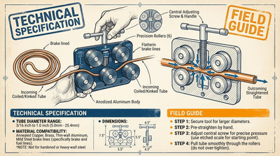 Tubing Straightener - Technical Illustration