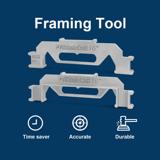 12-Inch Stud Master Tool Set for Precision Framing | AltitudeCraft(2 Piece Set) - AltitudeCraft