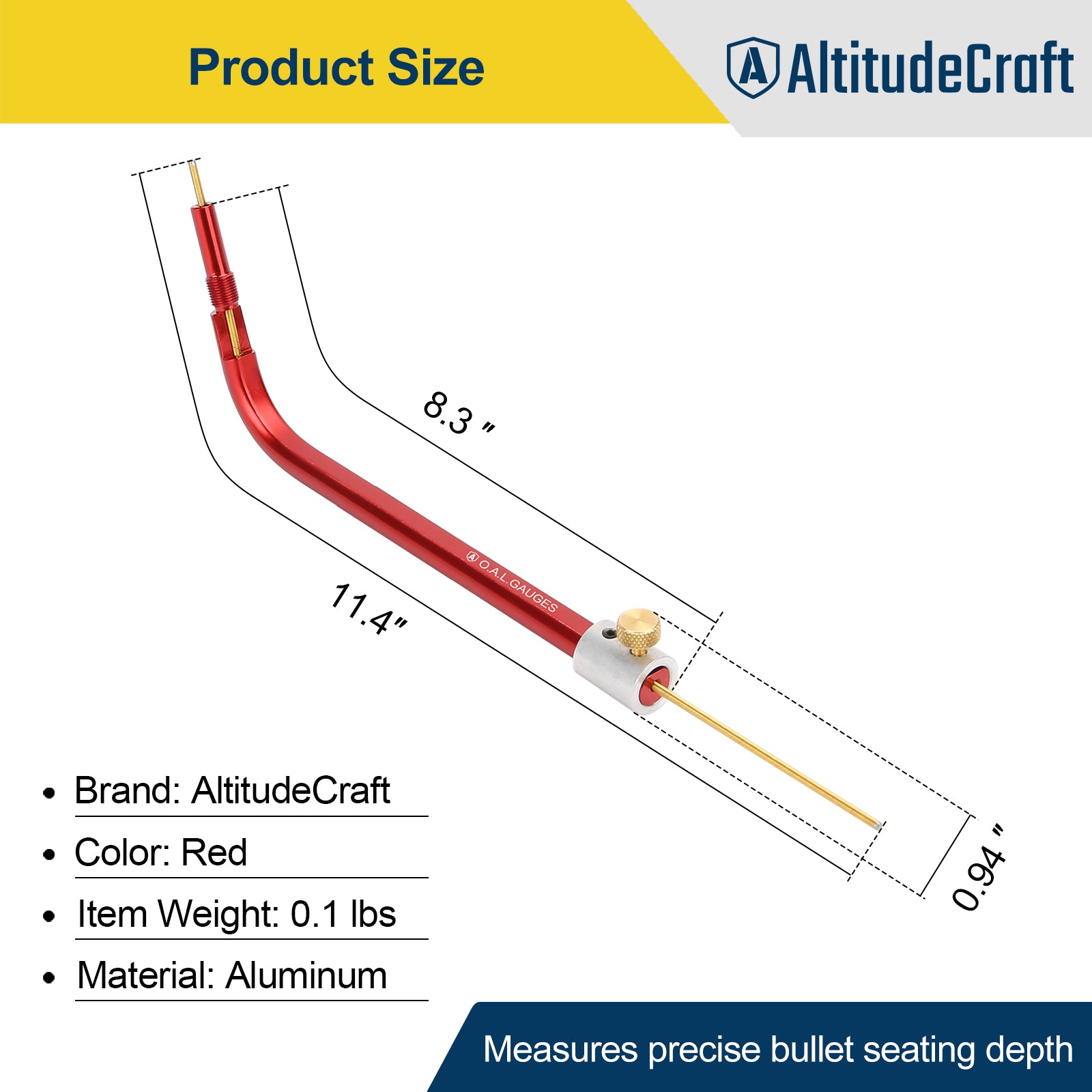 AltitudeCraft Overall Length Gauge Curved