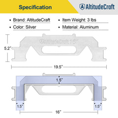 Durable and Comfortable AltitudeCraft Framing Tool Made from Solid Cast Aluminum