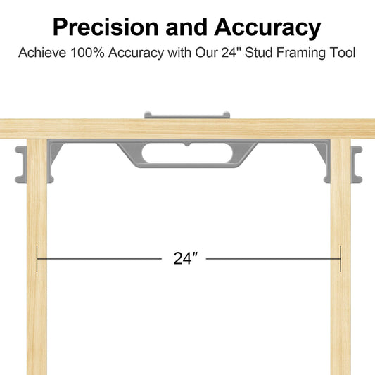 AltitudeCraft 24” Framing Jig: Precision Stud Layout Tool for Efficient Construction - AltitudeCraft