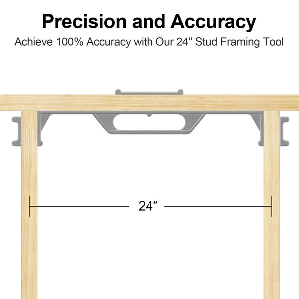 AltitudeCraft 24” Framing Jig: Precision Stud Layout Tool for Efficient Construction - AltitudeCraft
