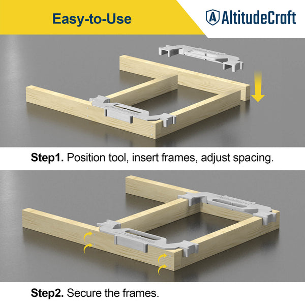 AltitudeCraft 24” Framing Jig: Precision Stud Layout Tool for Efficient Construction - AltitudeCraft