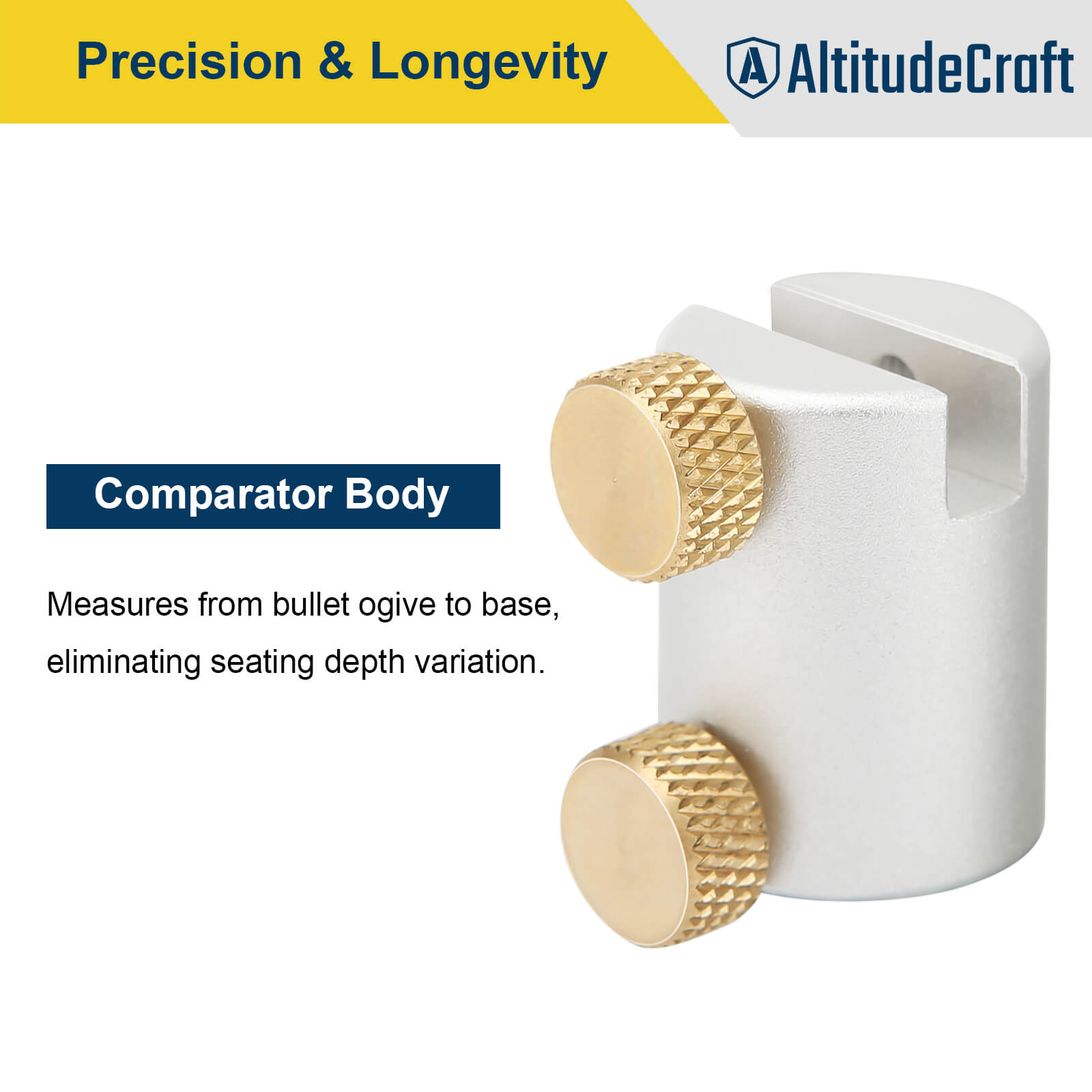 AltitudeCraft Bullet and Headspace Gauge Comparator Kit with 14 Insert