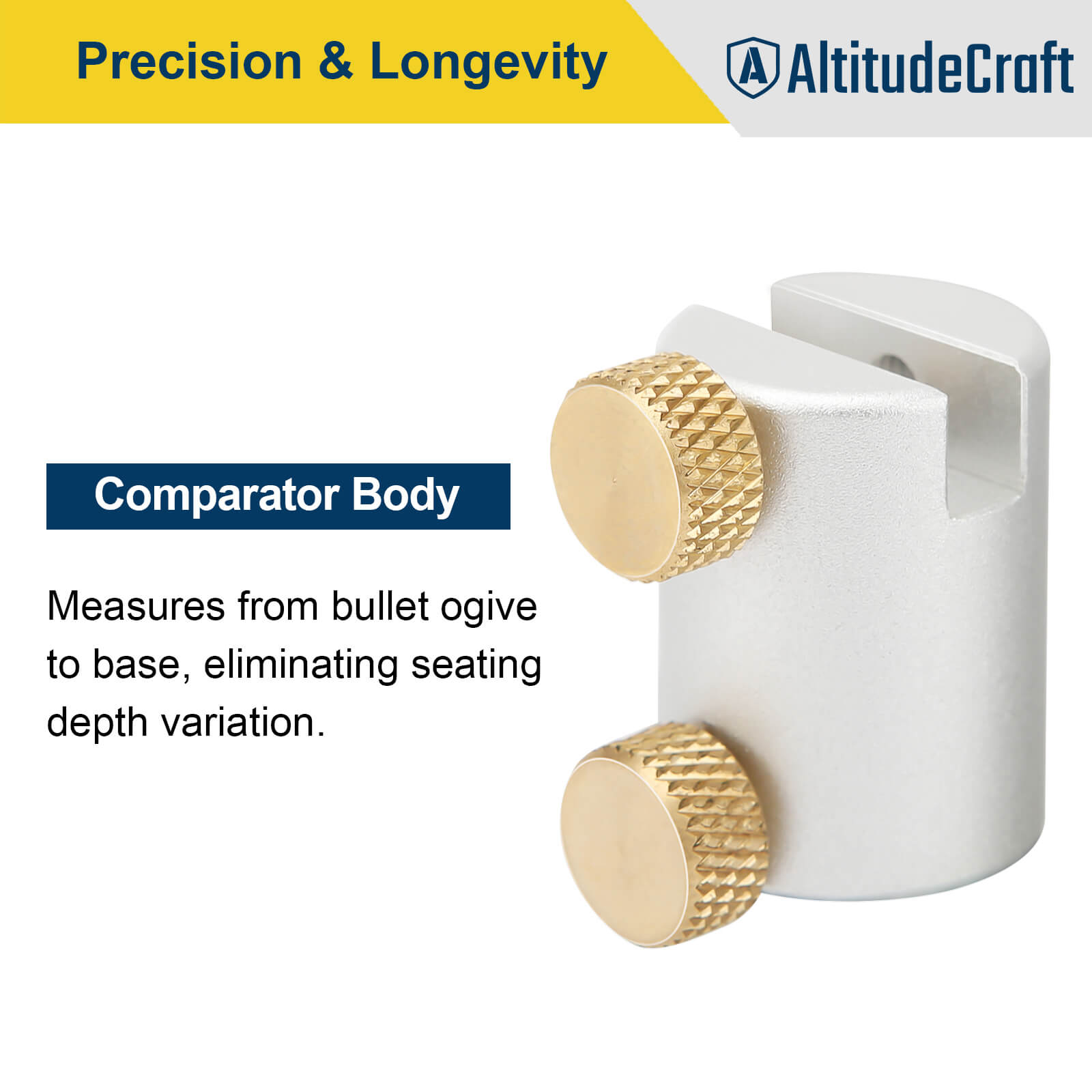 AltitudeCraft Headspace Gauge Comparator Kit with 6 Bushings