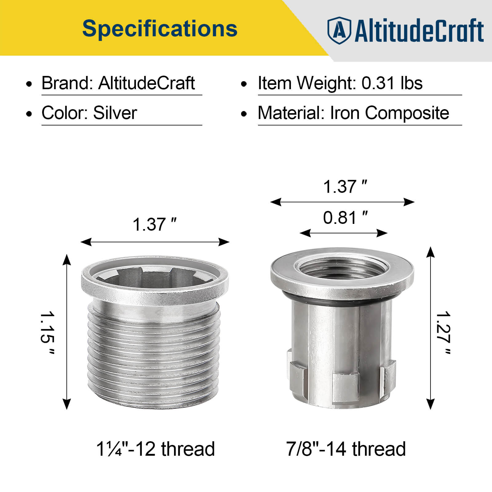 AltitudeCraft Die Bushings and Conversion Kit (2 Pack)