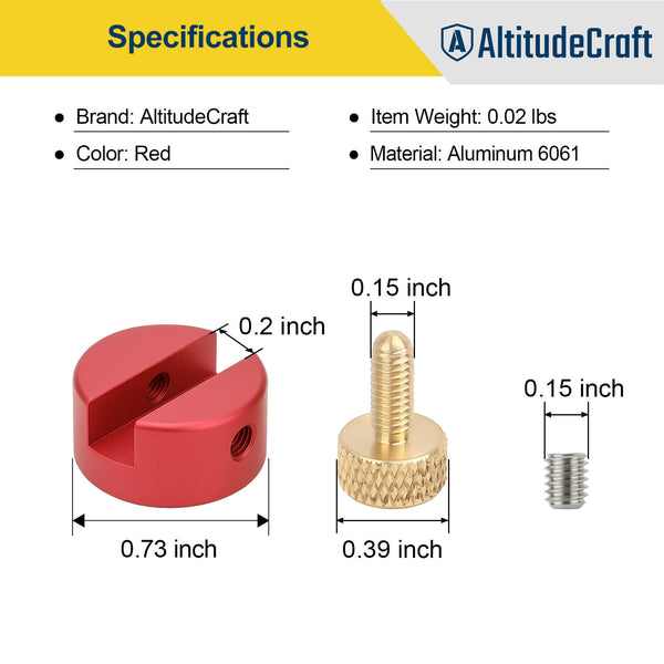 AltitudeCraft Anvil Base Kit for Headspace Measurements