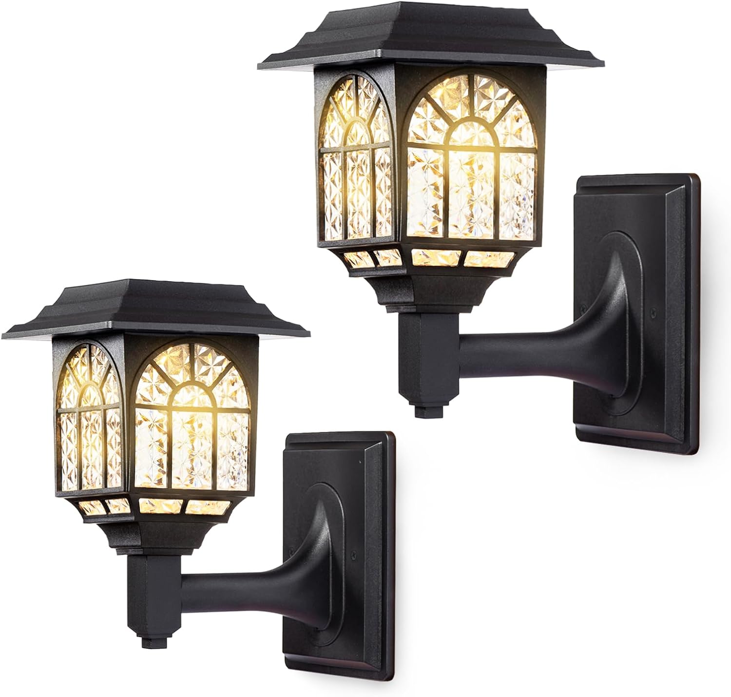 LeiDrail Solar Fence Lights (2-Pack)